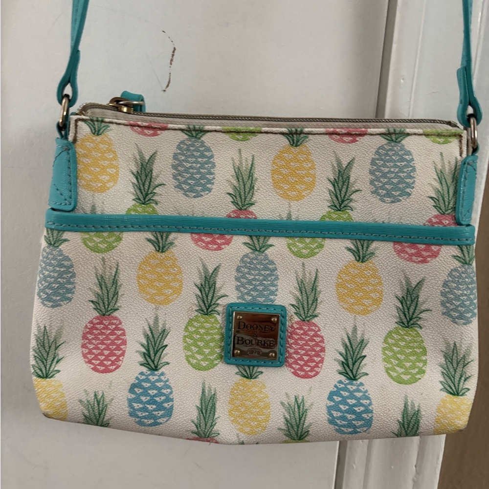 Dooney & Bourke Blue Yellow Crossbody Bag